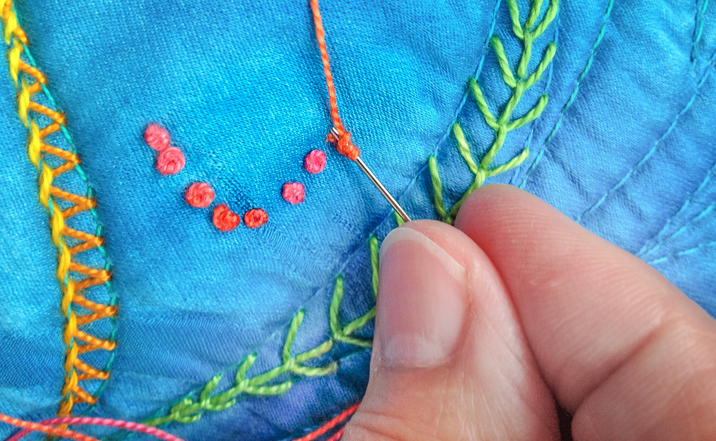 Hand Embroidery Stitch Library: Right & Left Handed