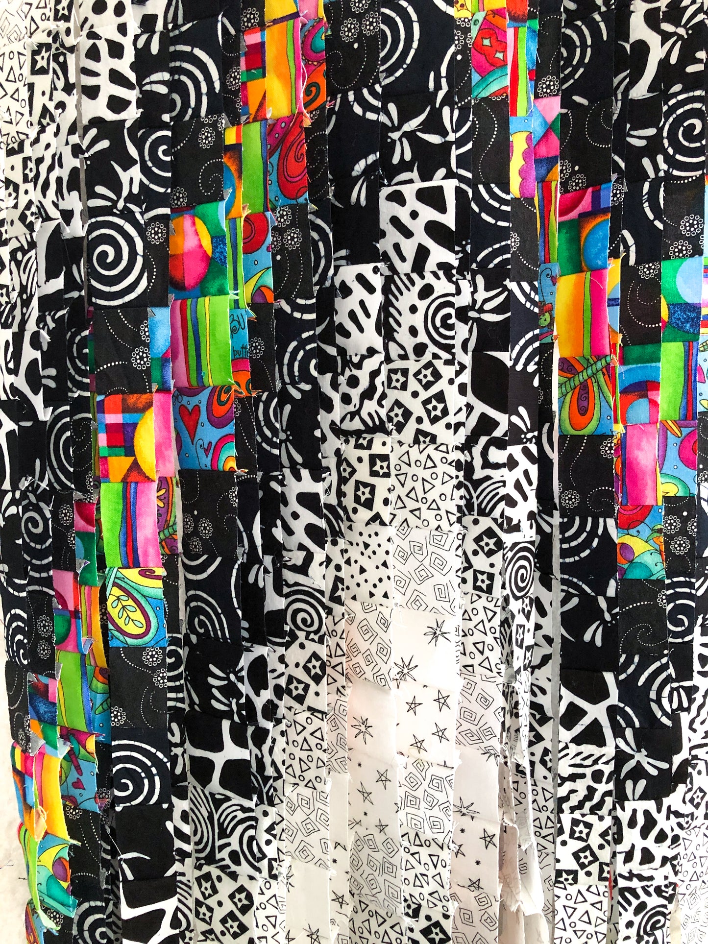 Fire & Ice Bargello Wall Hanging