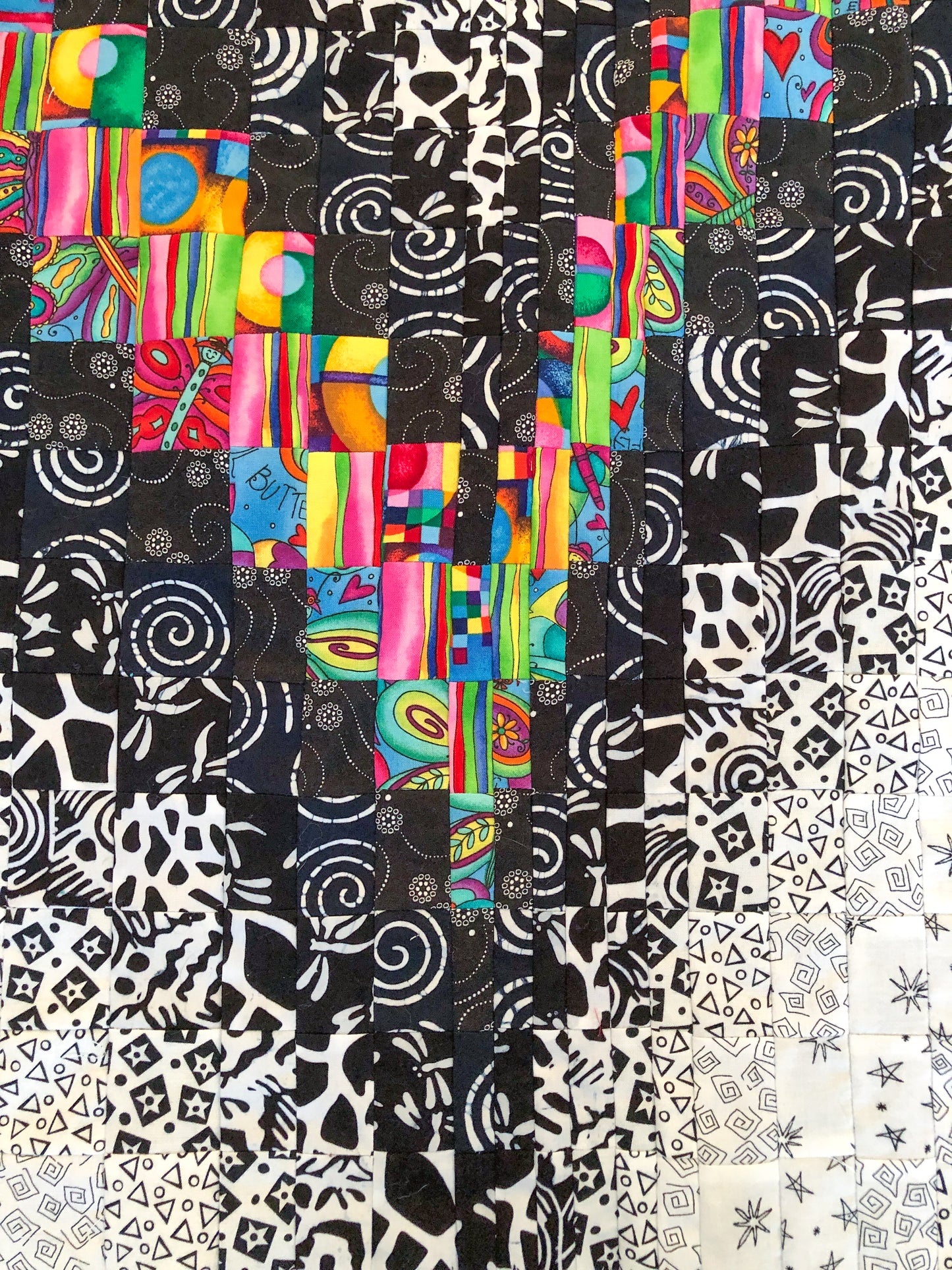 Fire & Ice Bargello Wall Hanging