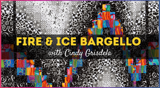 Fire & Ice Bargello Wall Hanging