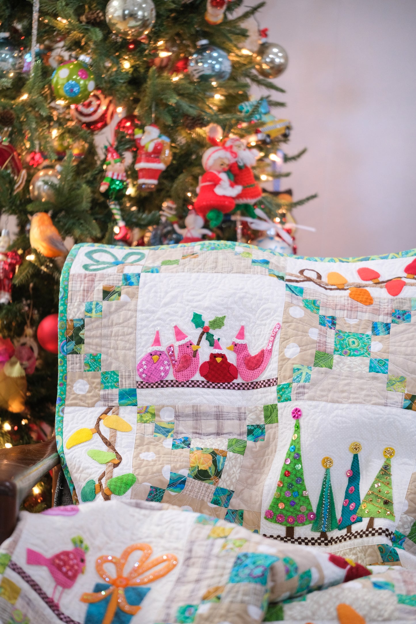 Holiday Appliqué: Birds in Toyland