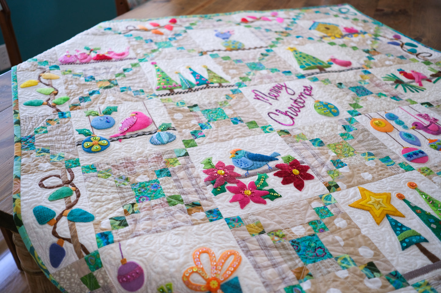 Holiday Appliqué: Birds in Toyland