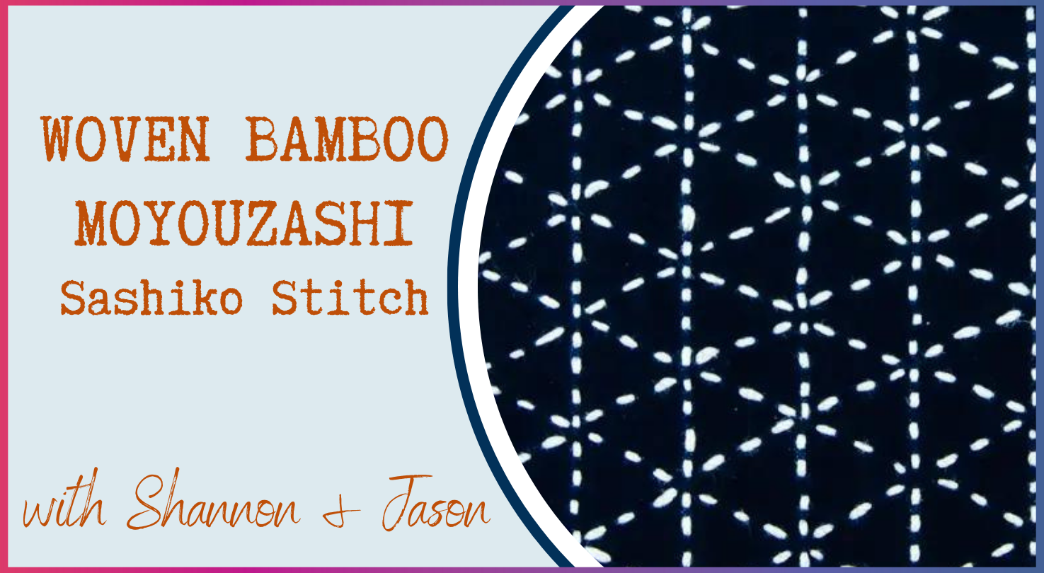 Woven Bamboo: Moyouzashi (Sashiko Starter Series #2) – C&T