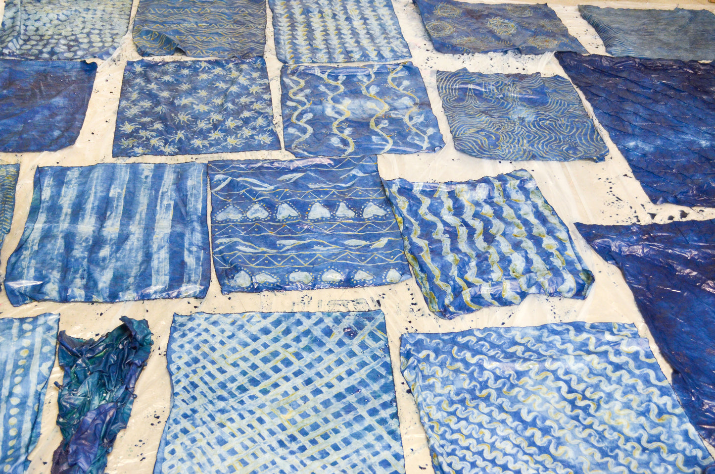 West African Indigo Resist Dyeing