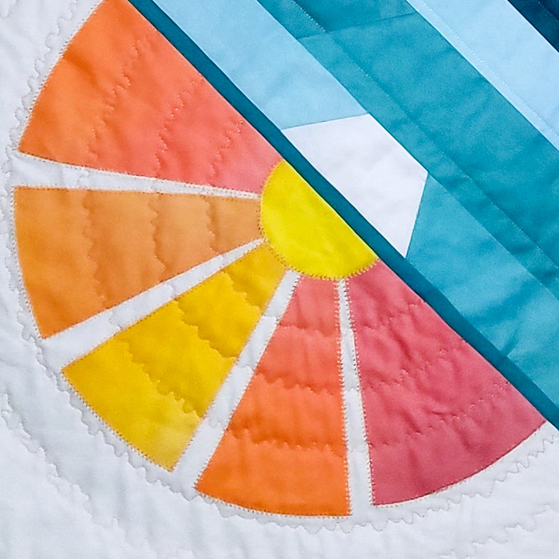 Spring Bling: An Art-Deco Gem Quilt