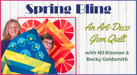 Spring Bling: An Art-Deco Gem Quilt