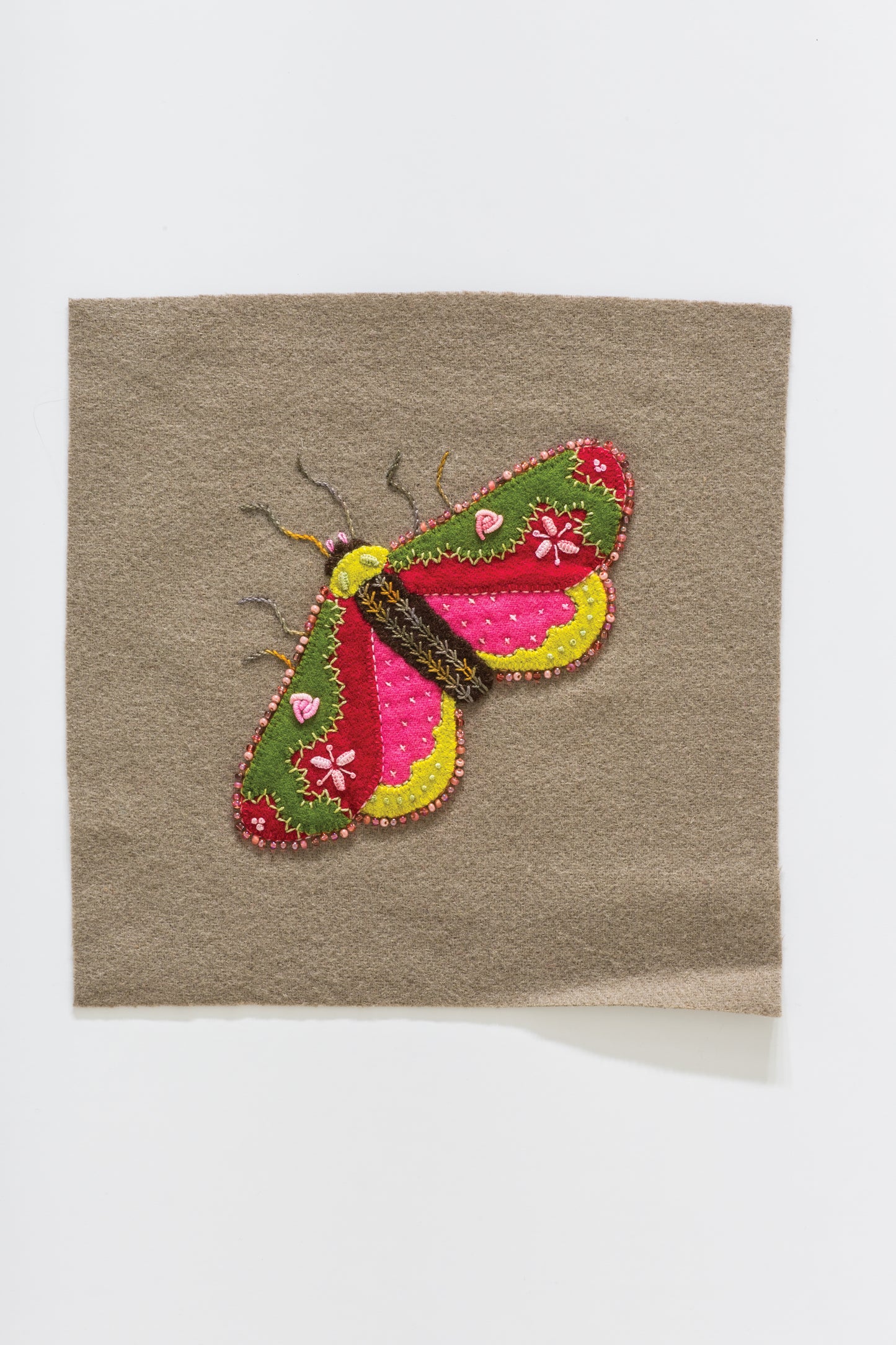 Let's Fly: Wool Appliqué with Embroidery Embellishments with Stitch Library