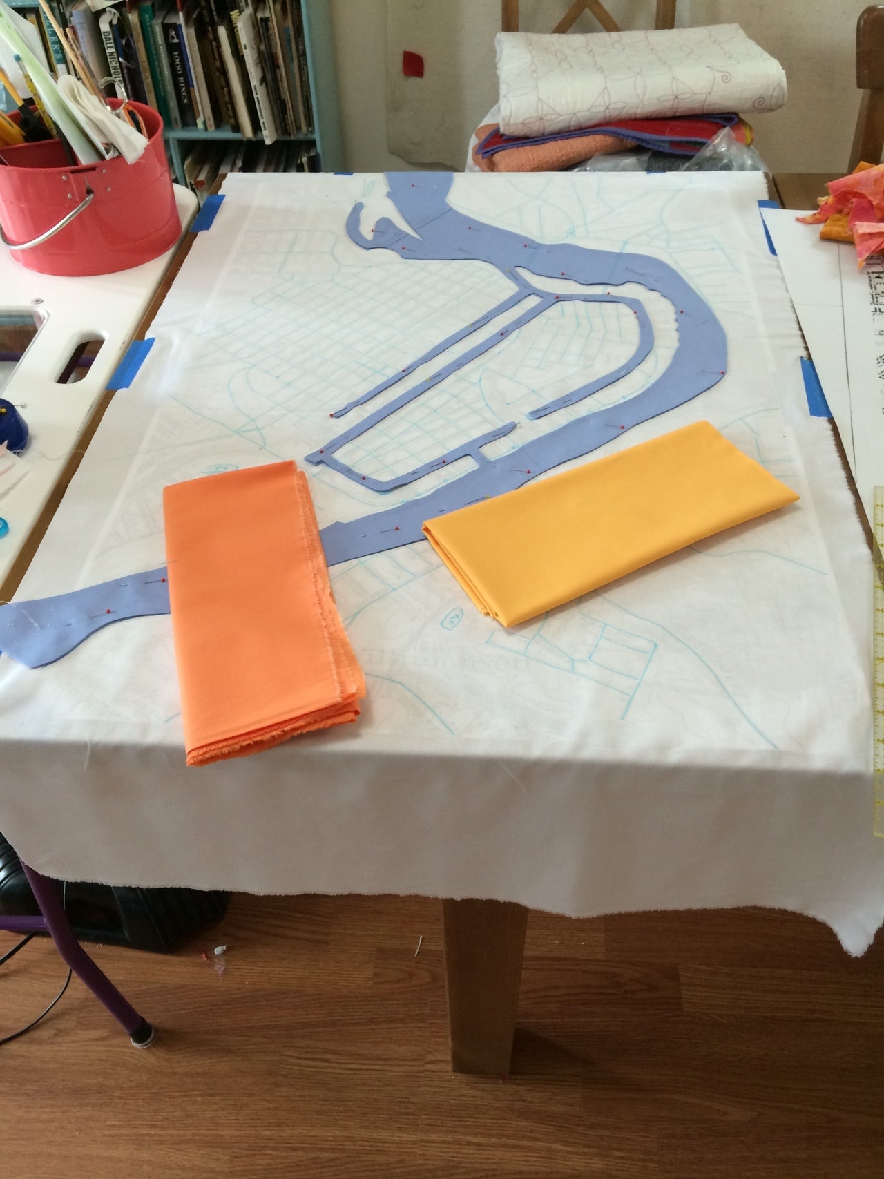 Map Making with Fabrics