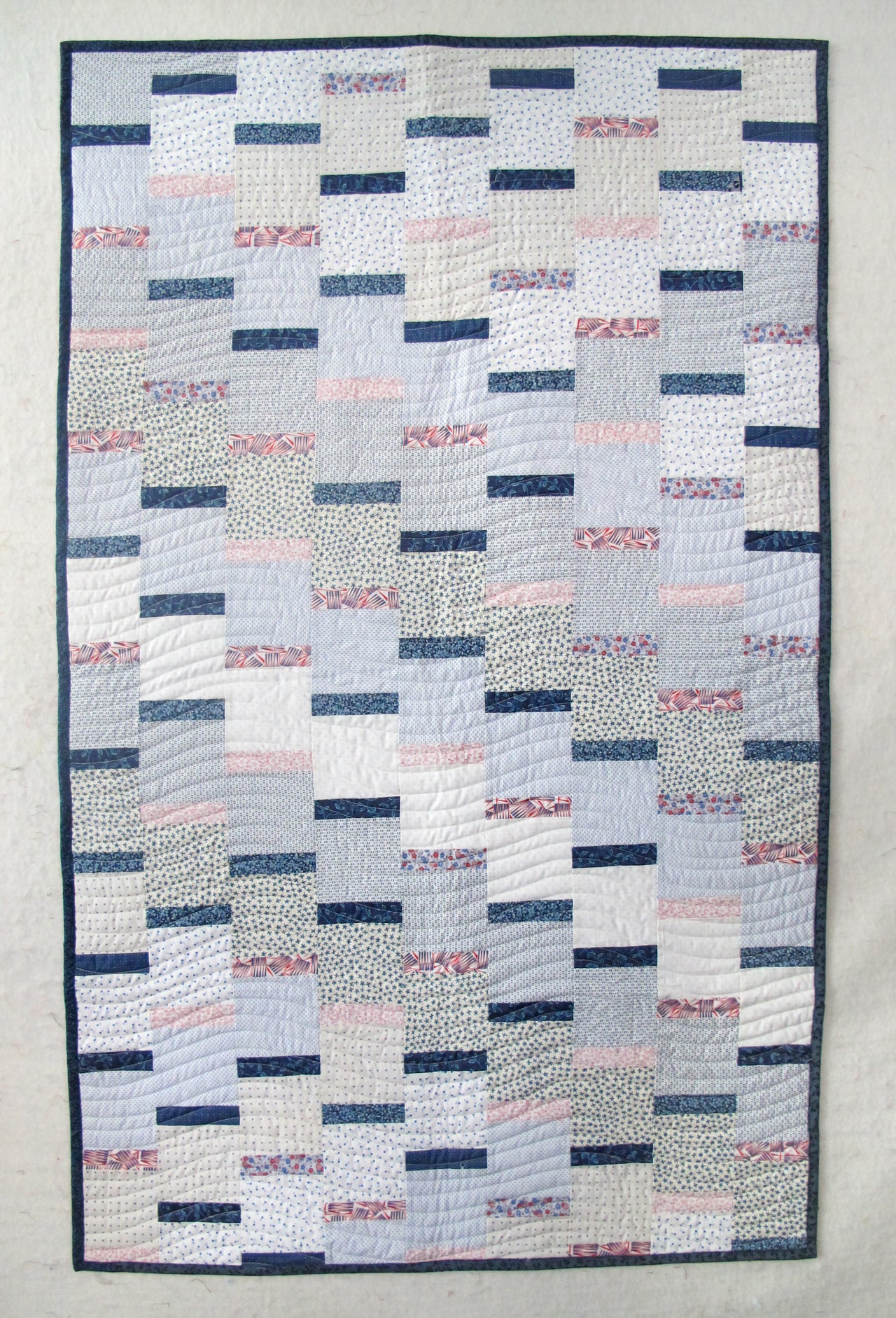 Strip Sandwiches Improv Quilting