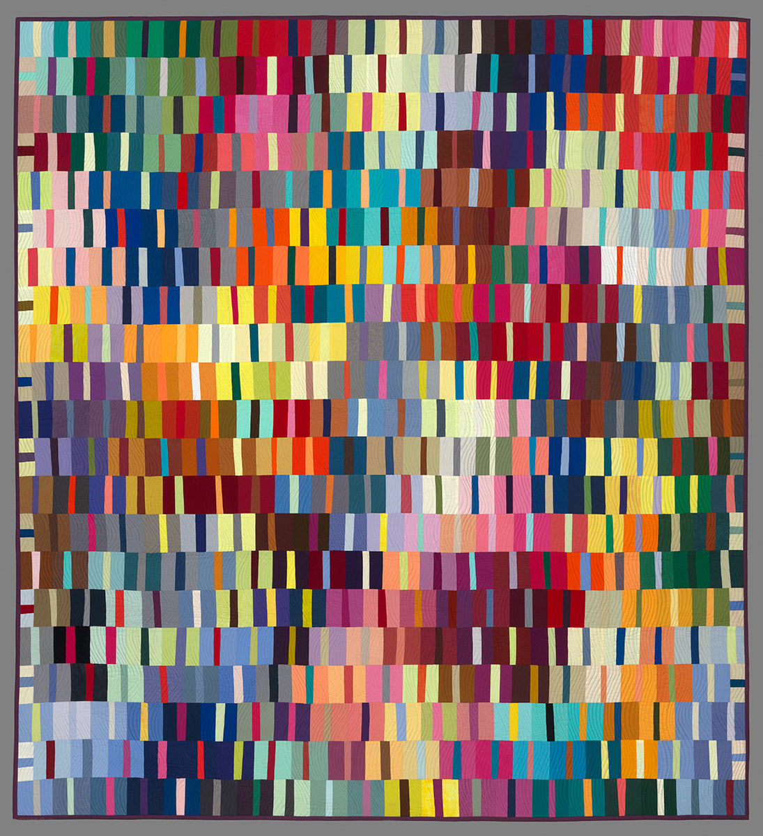 Strip Sandwiches Improv Quilting