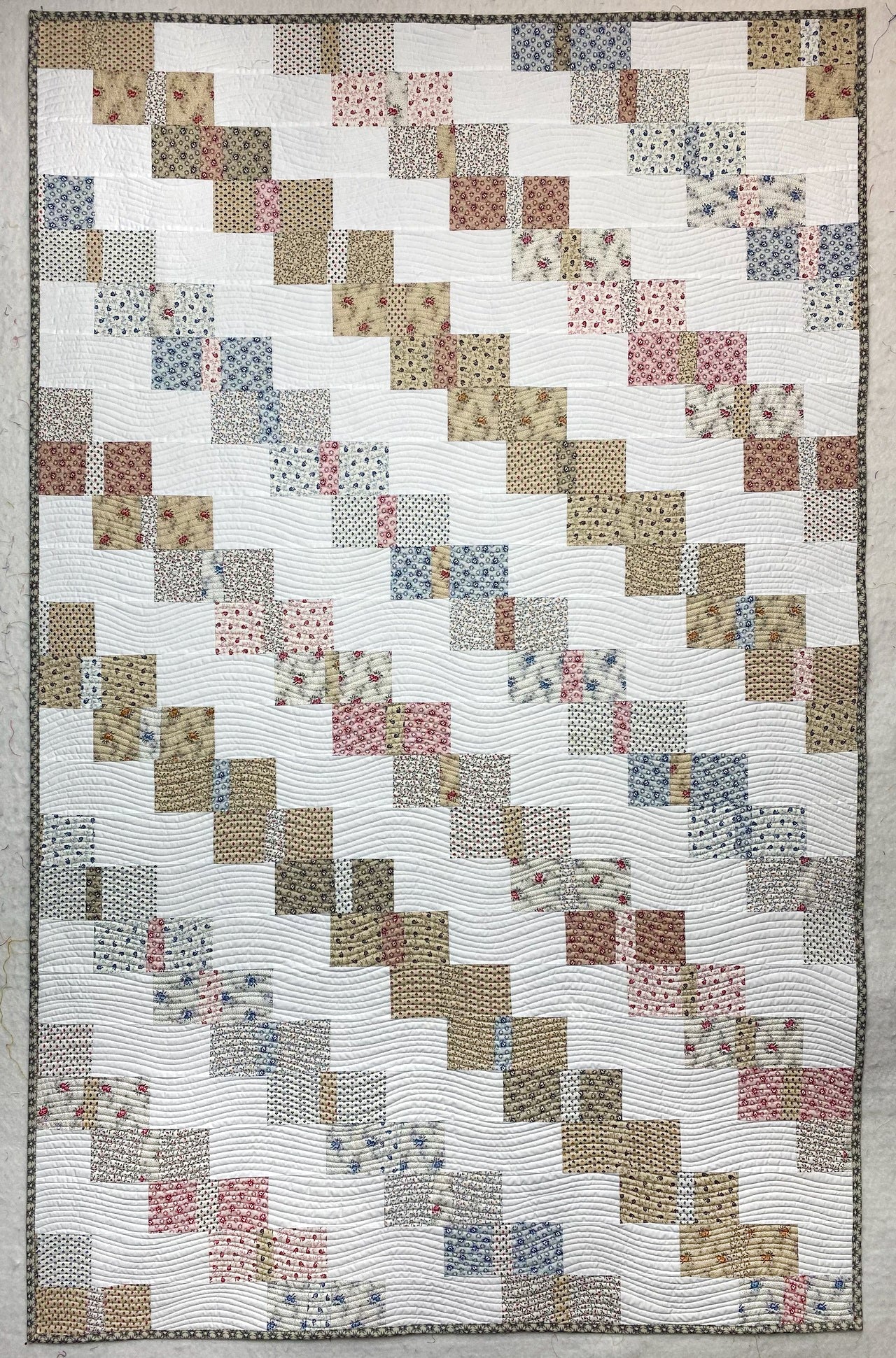 Strip Sandwiches Improv Quilting