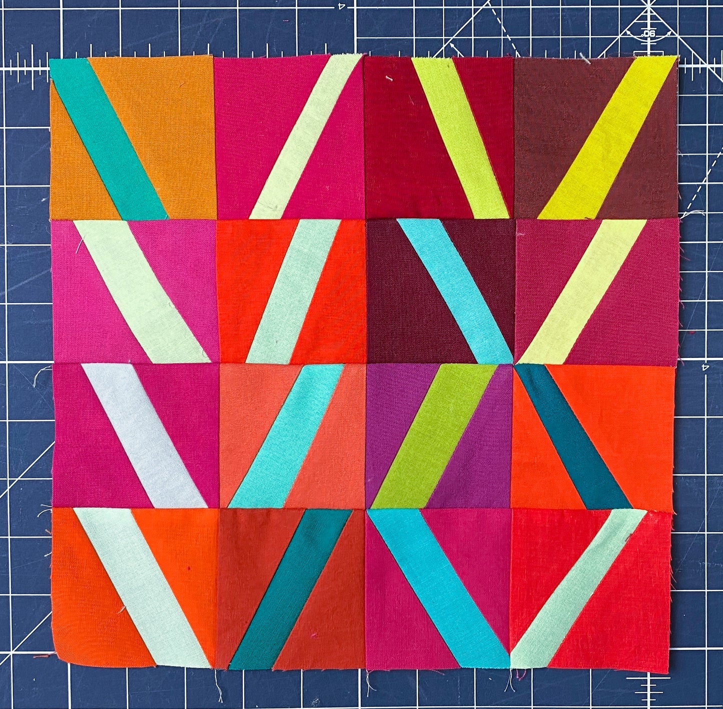 Strip Sandwiches Improv Quilting