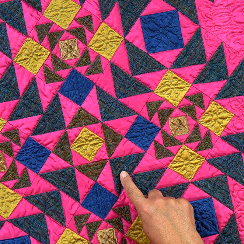 How to Use Silks in Your Quilt Making