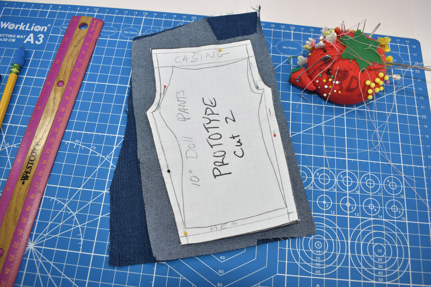 Design Your Own Doll Pants Patterns from Scratch