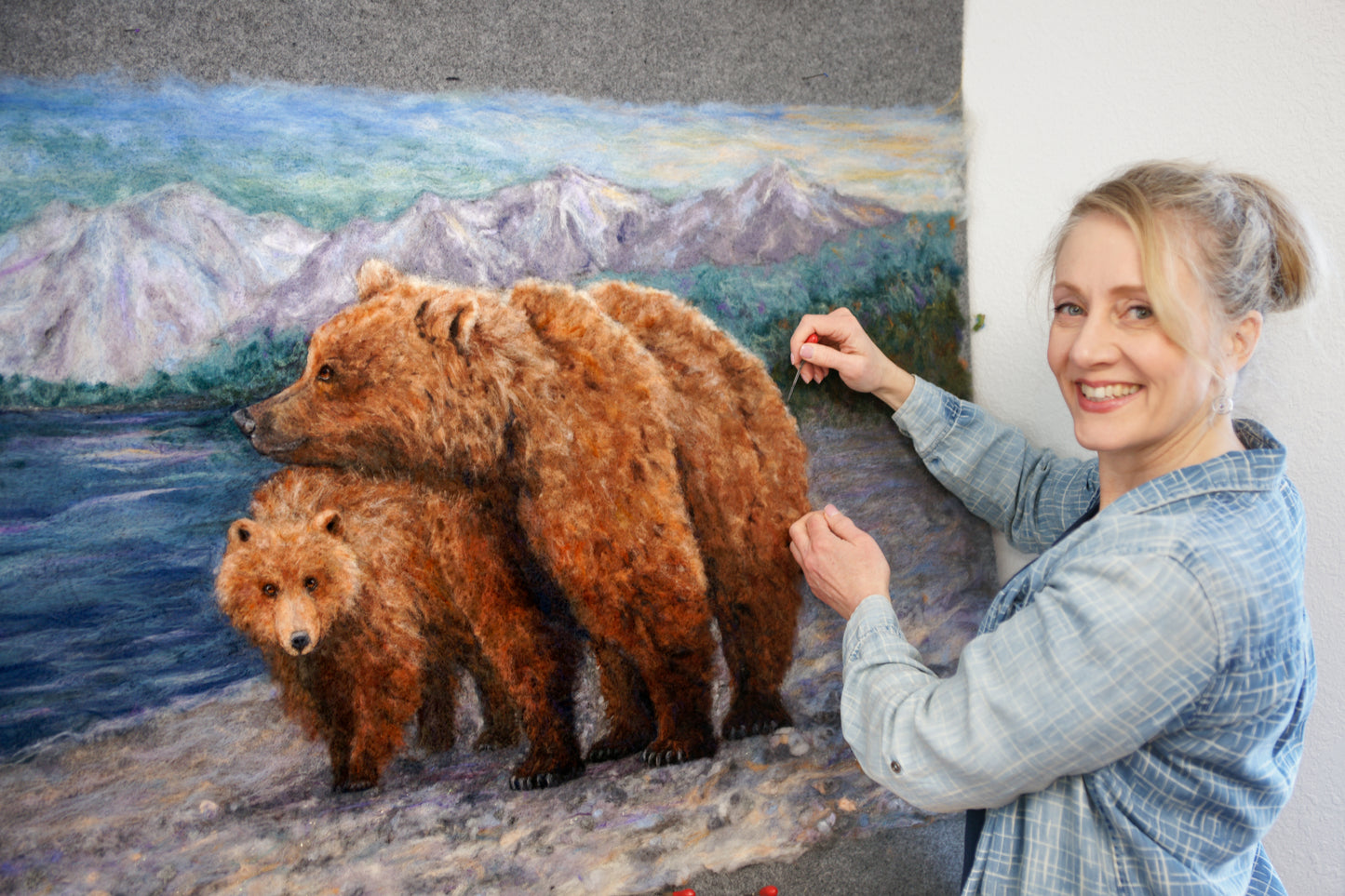 Needle Felt Art: Painting with Wool