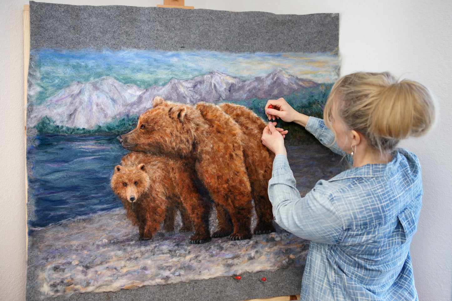 Needle Felt Art: Painting with Wool