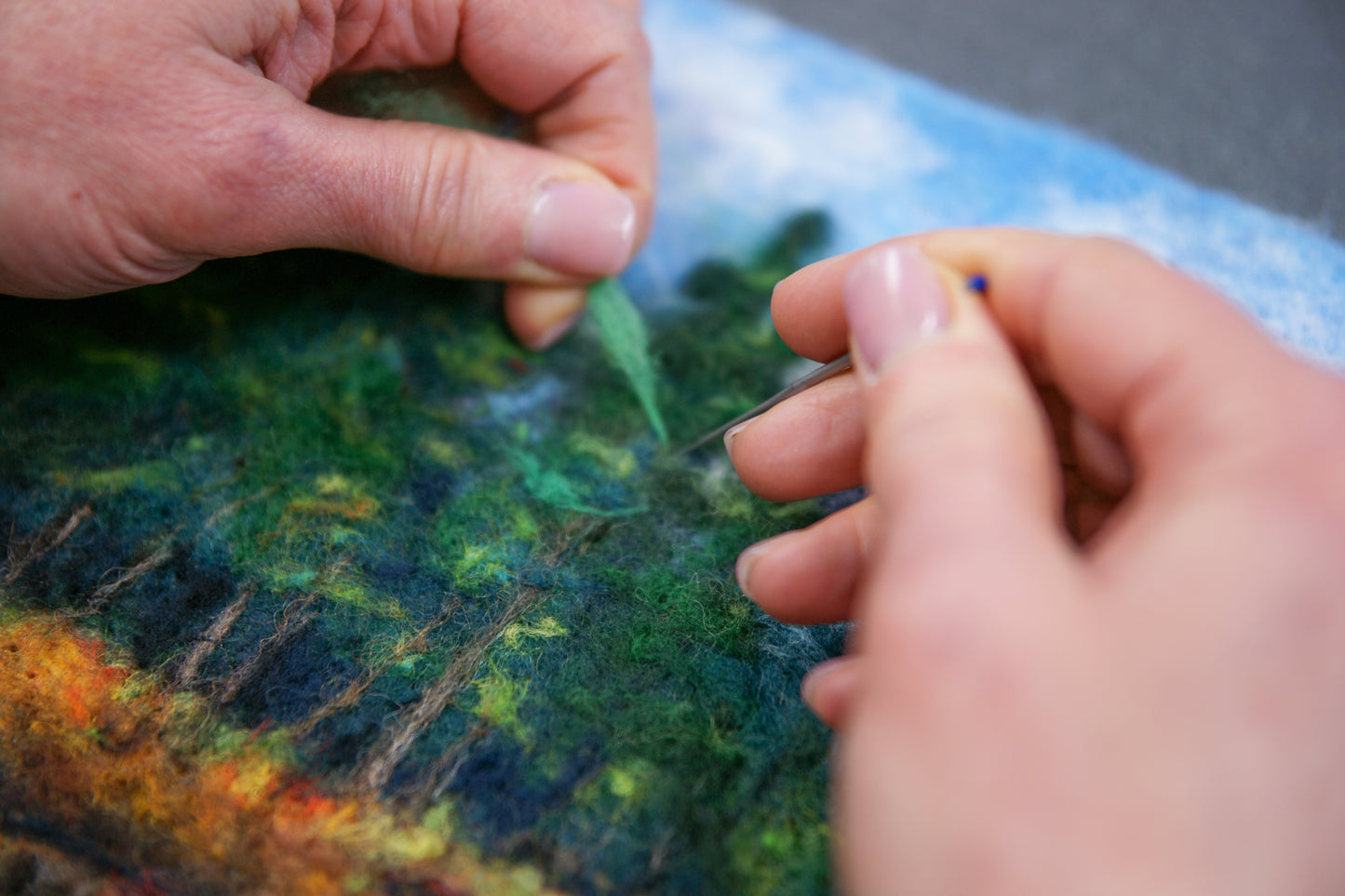 Needle Felt Art: Painting with Wool