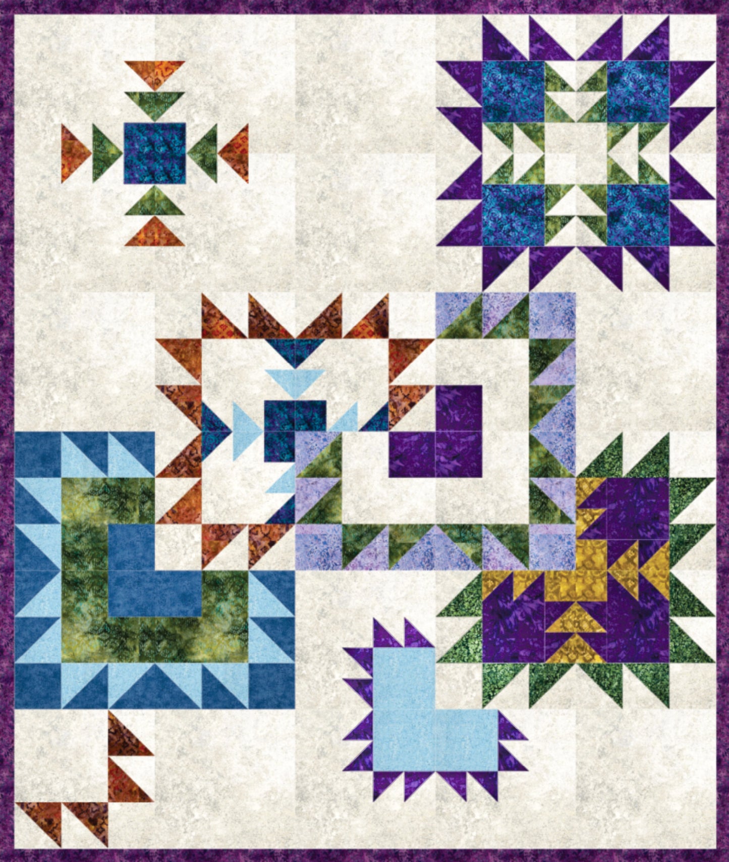The Contemporary Bear Paw Quilt Block