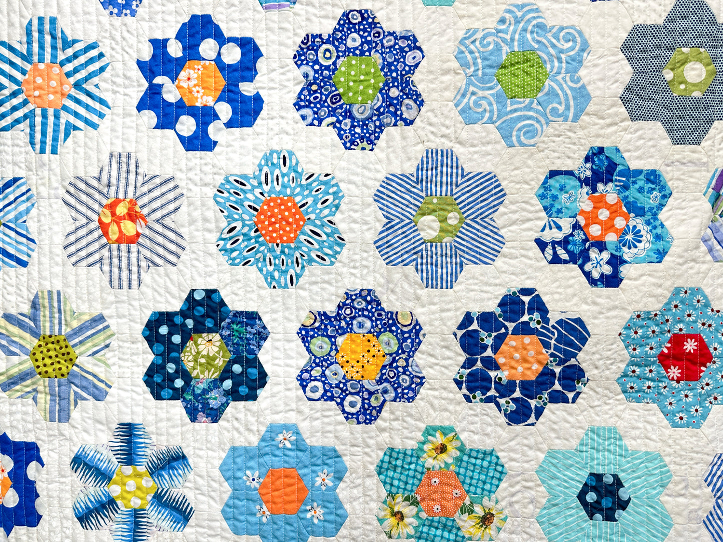 Hexie Flowers 101: Explore English Paper Piecing