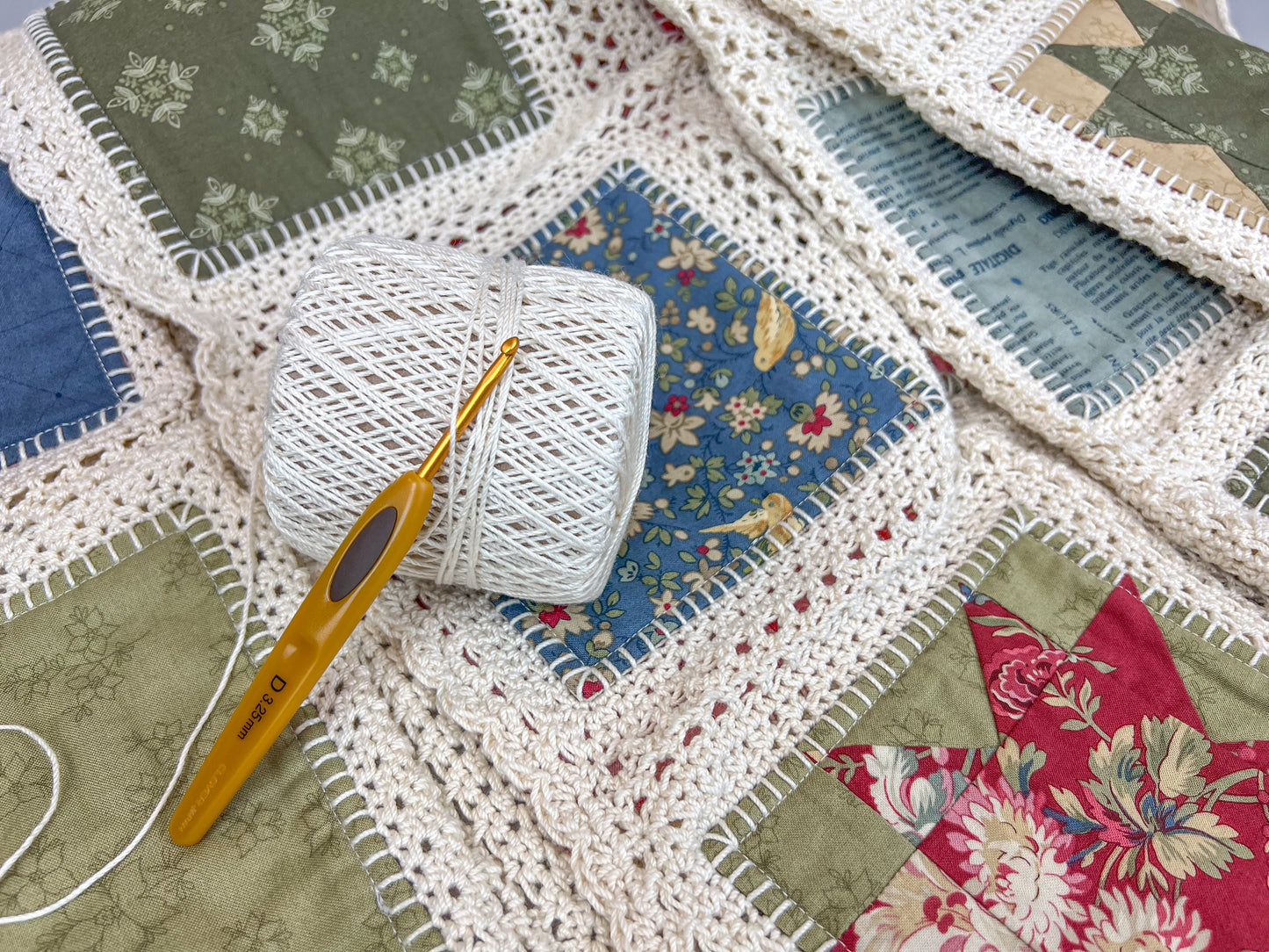 New Beginnings Crochet Fusion Quilt