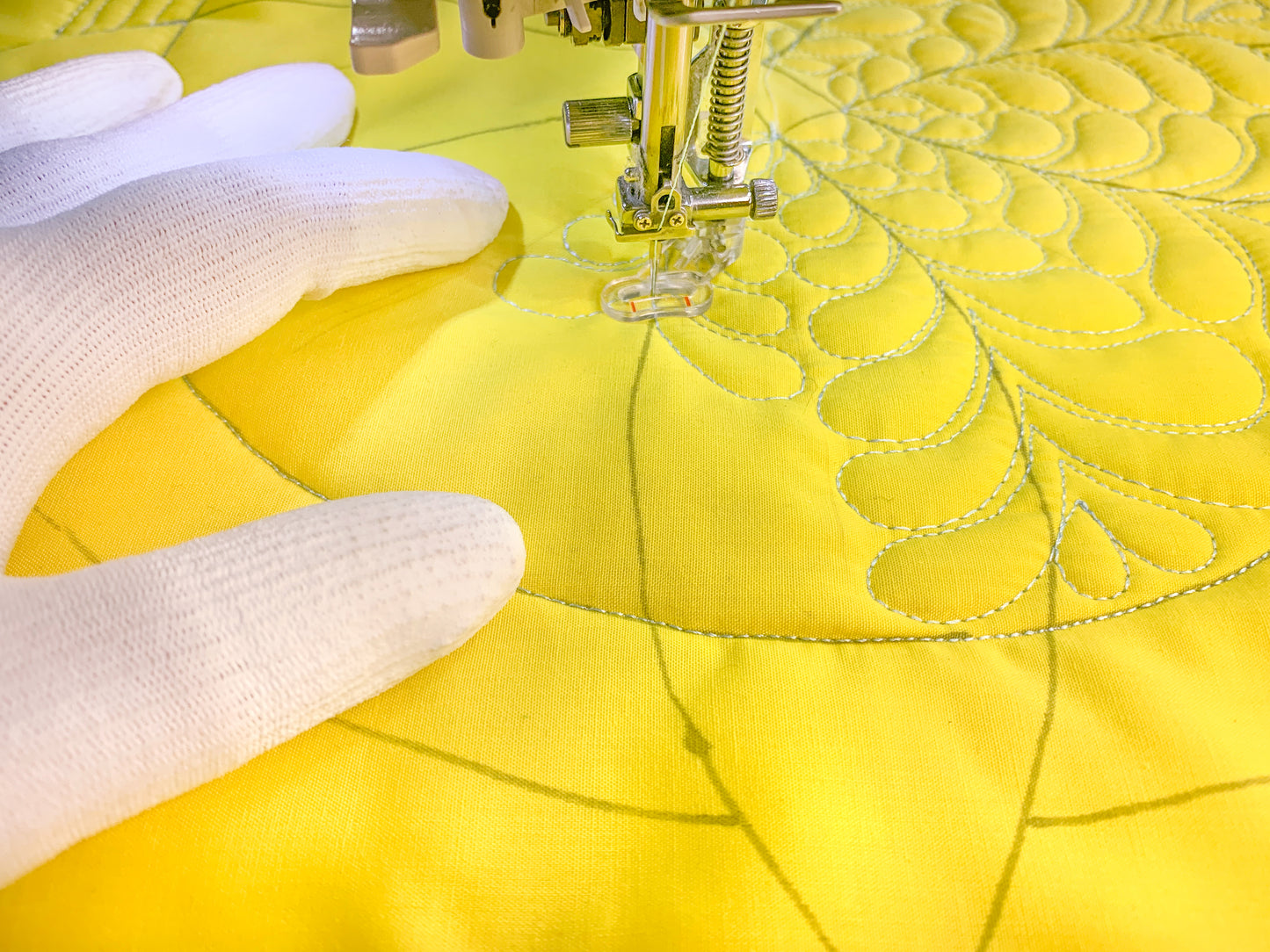Free-Motion Roundabout: Stencil to Quilt Series