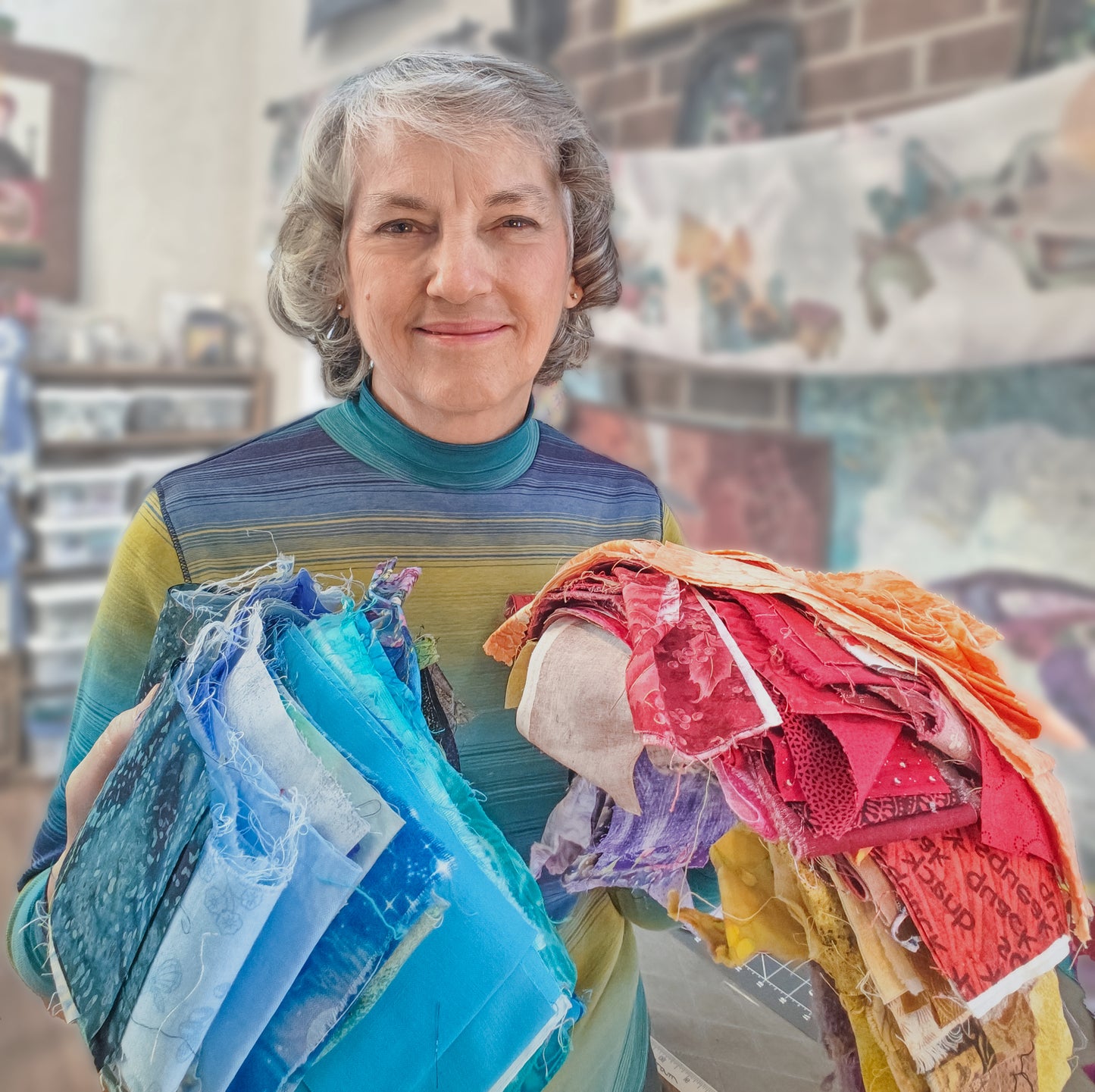 No Scrap Left Behind: Creating Quilts from Scraps
