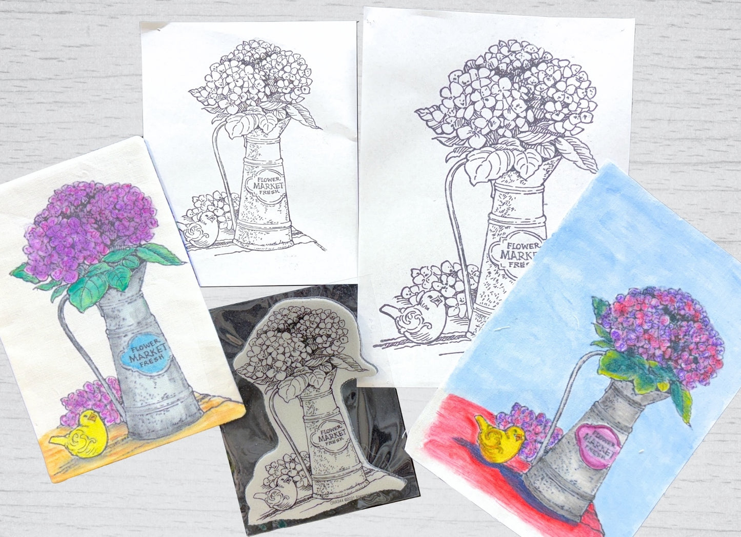 Watercolor Pencils on Fabric: A Textile Technique Course