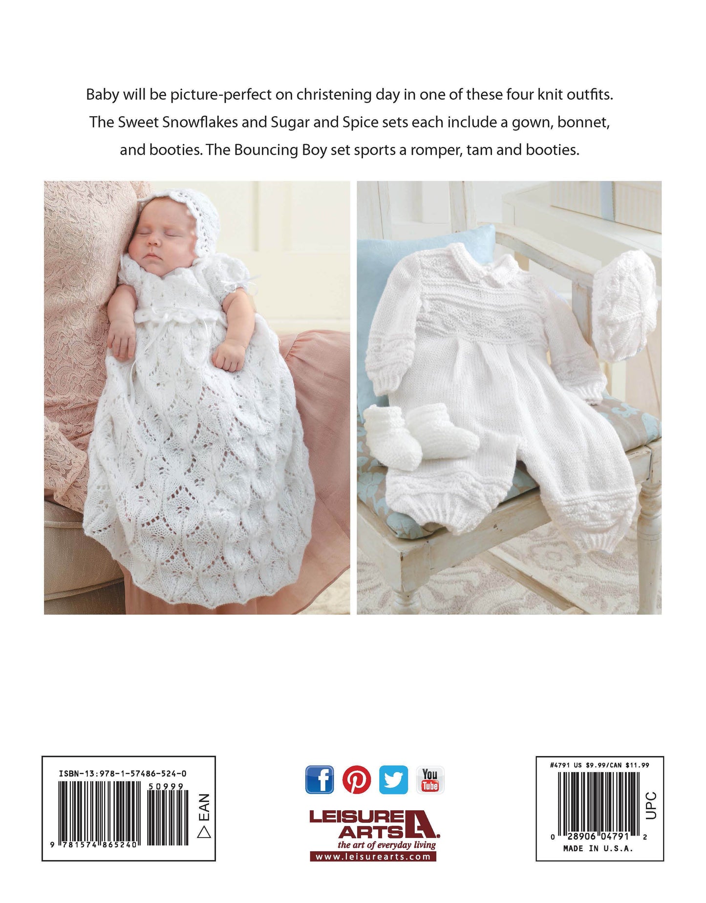 Timeless Knit Christening Sets