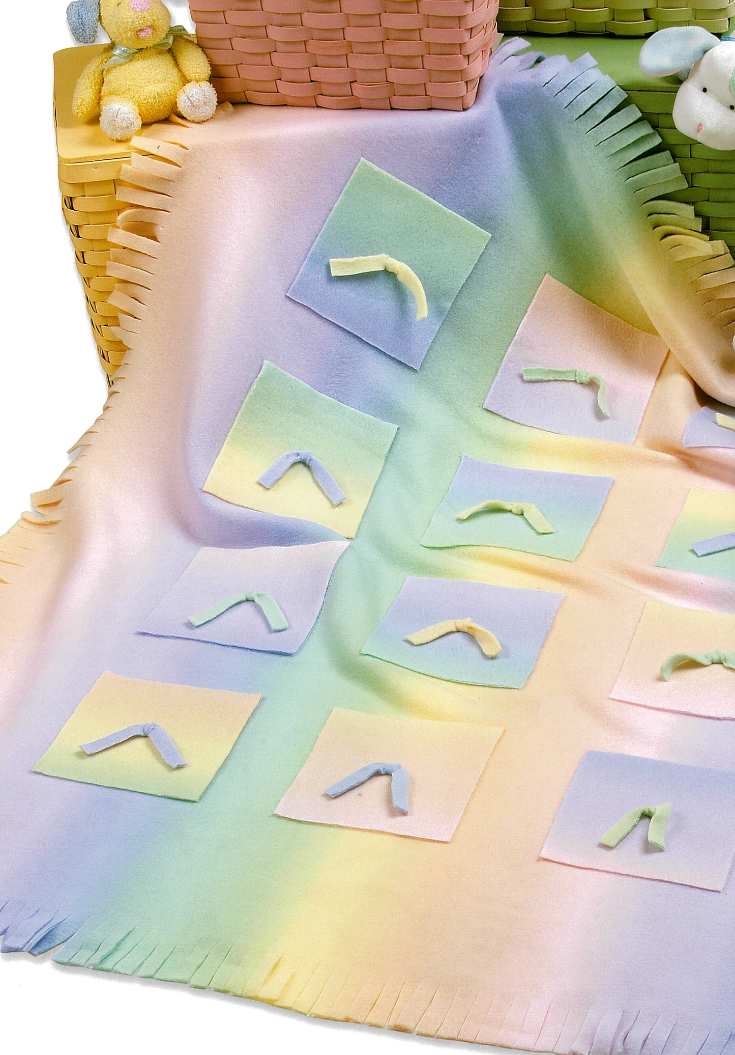 No-Sew Fleece Throws