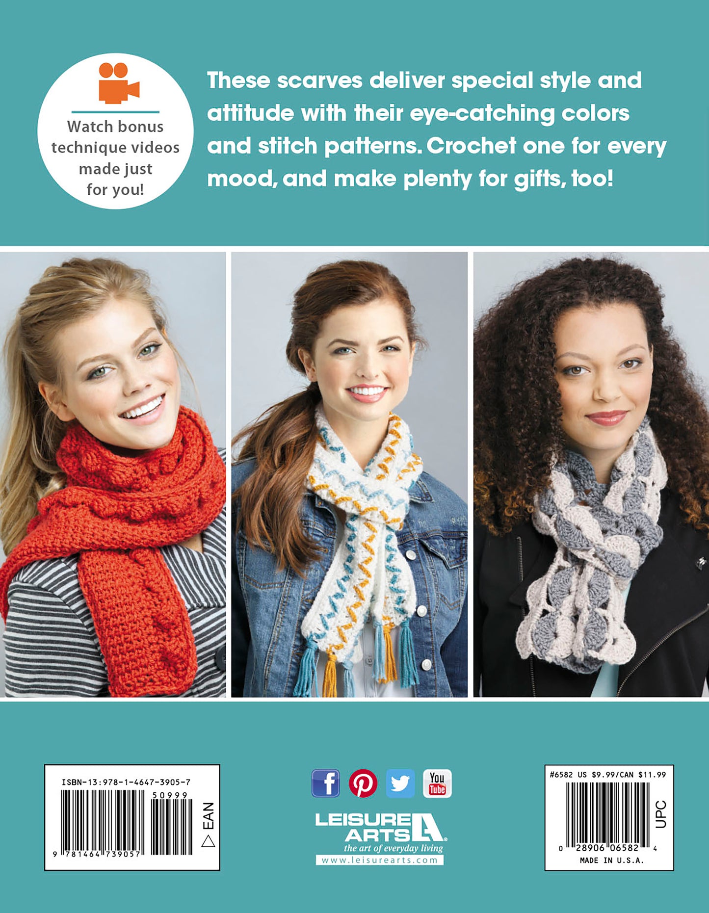 Crochet Sassy Scarves