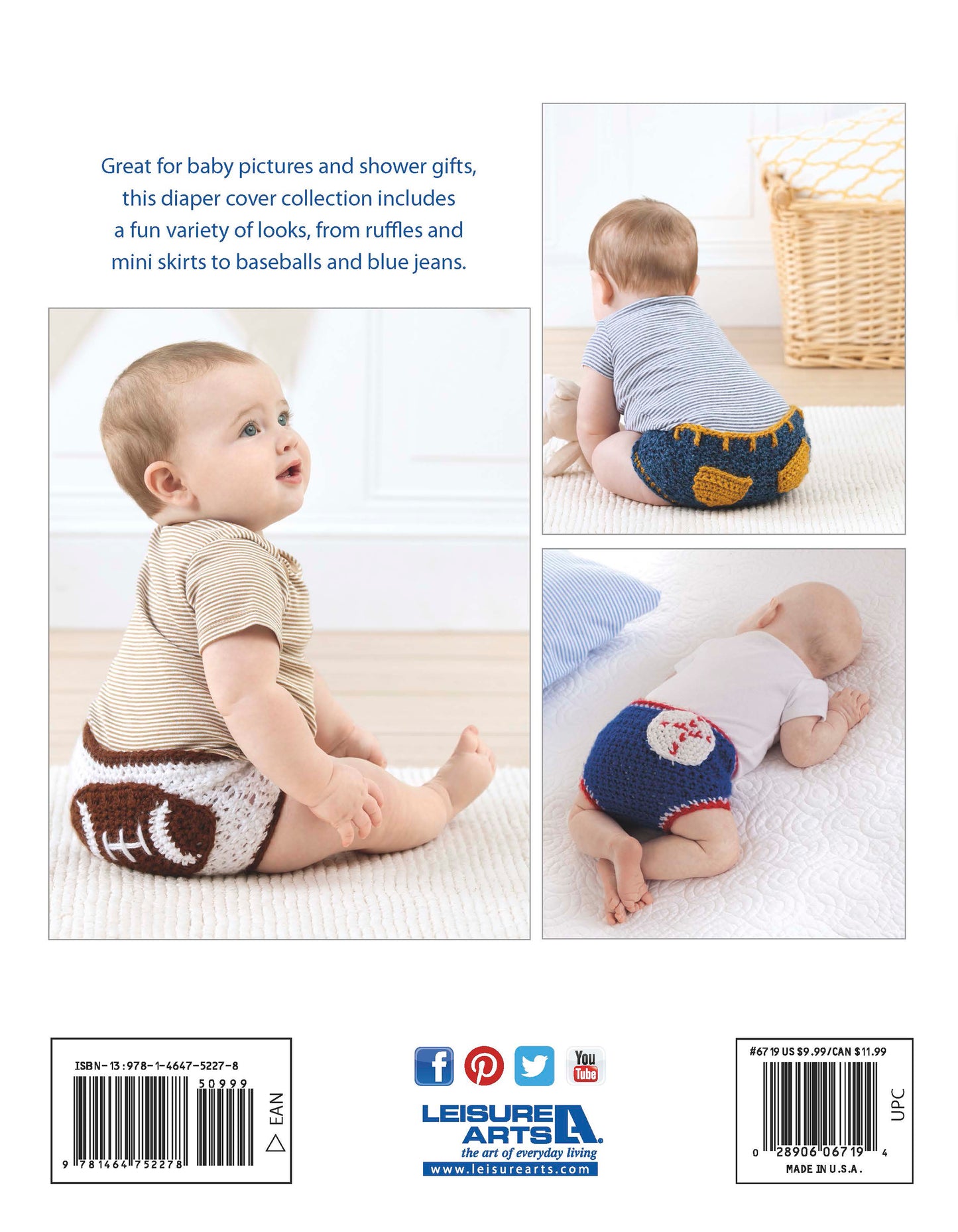 Crochet Sweet & Sporty Diaper Covers