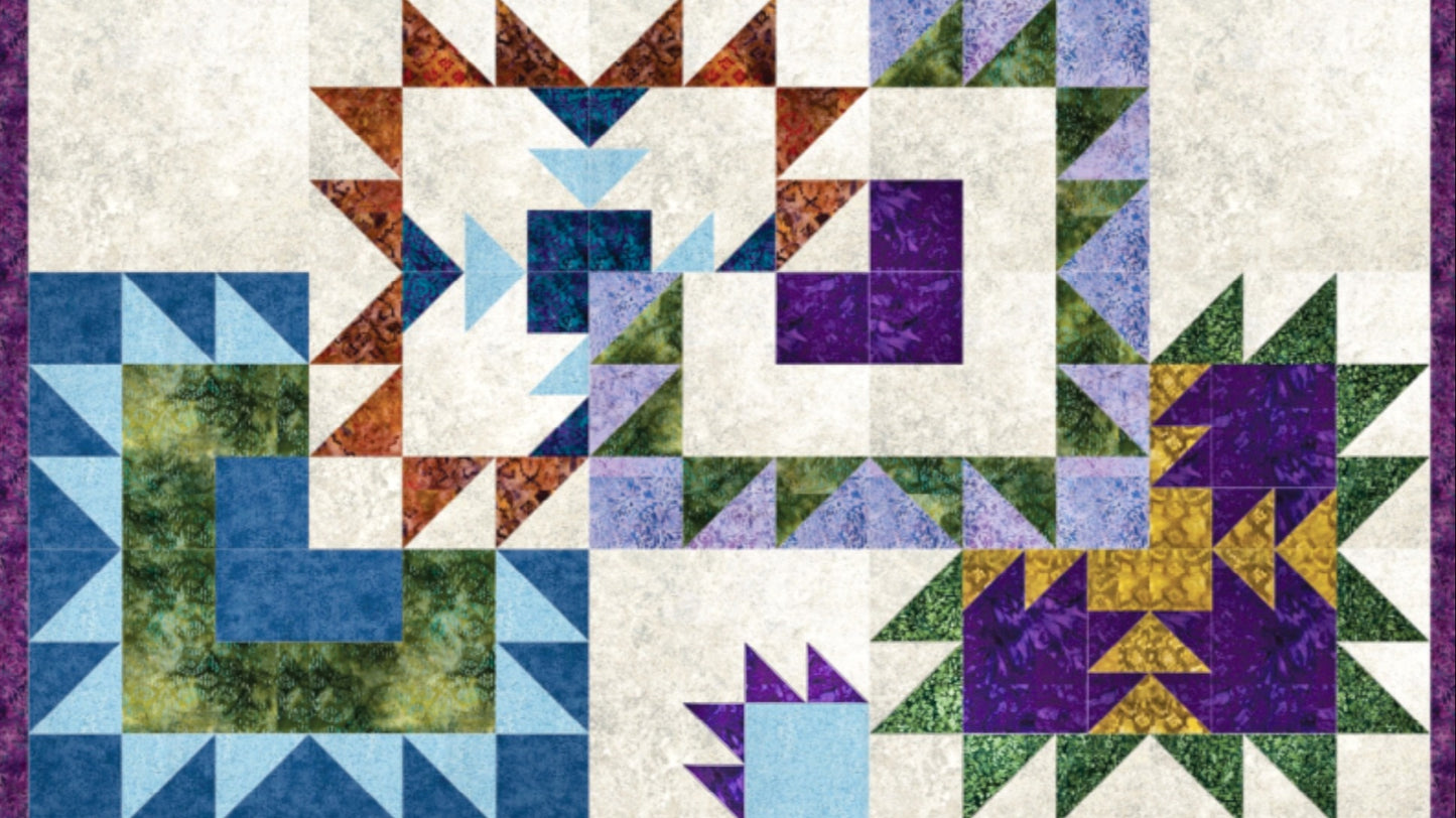 The Contemporary Bear Paw Quilt Block