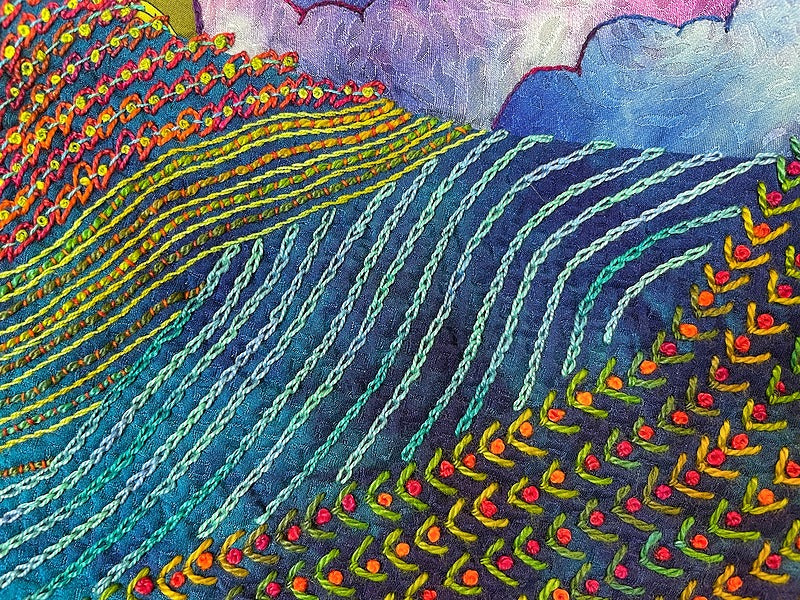 Creative Stitch Combinations: Crafting Embroidery Textures and Patterns