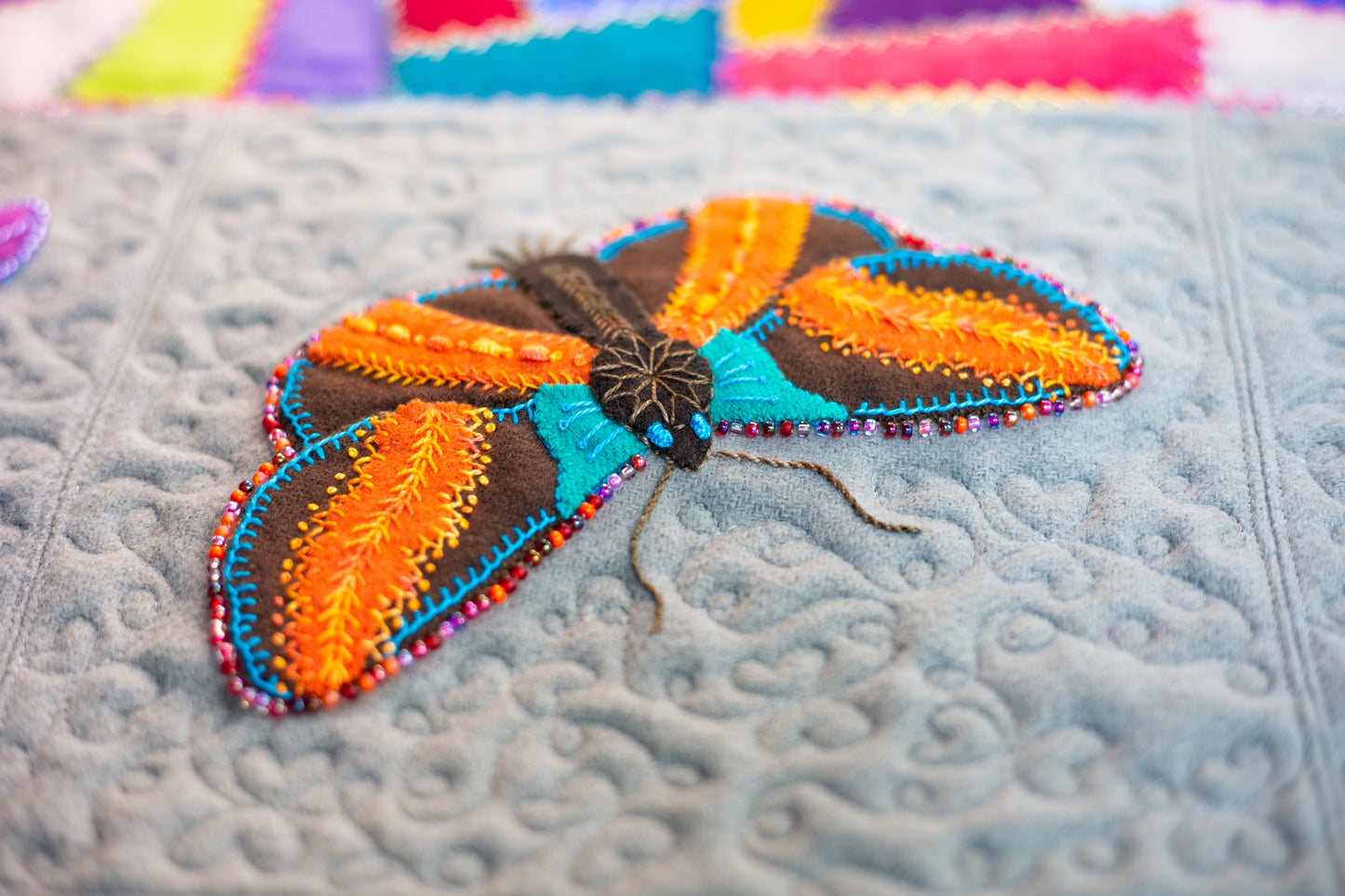 Let's Fly: Wool Appliqué with Embroidery Embellishments with Stitch Library