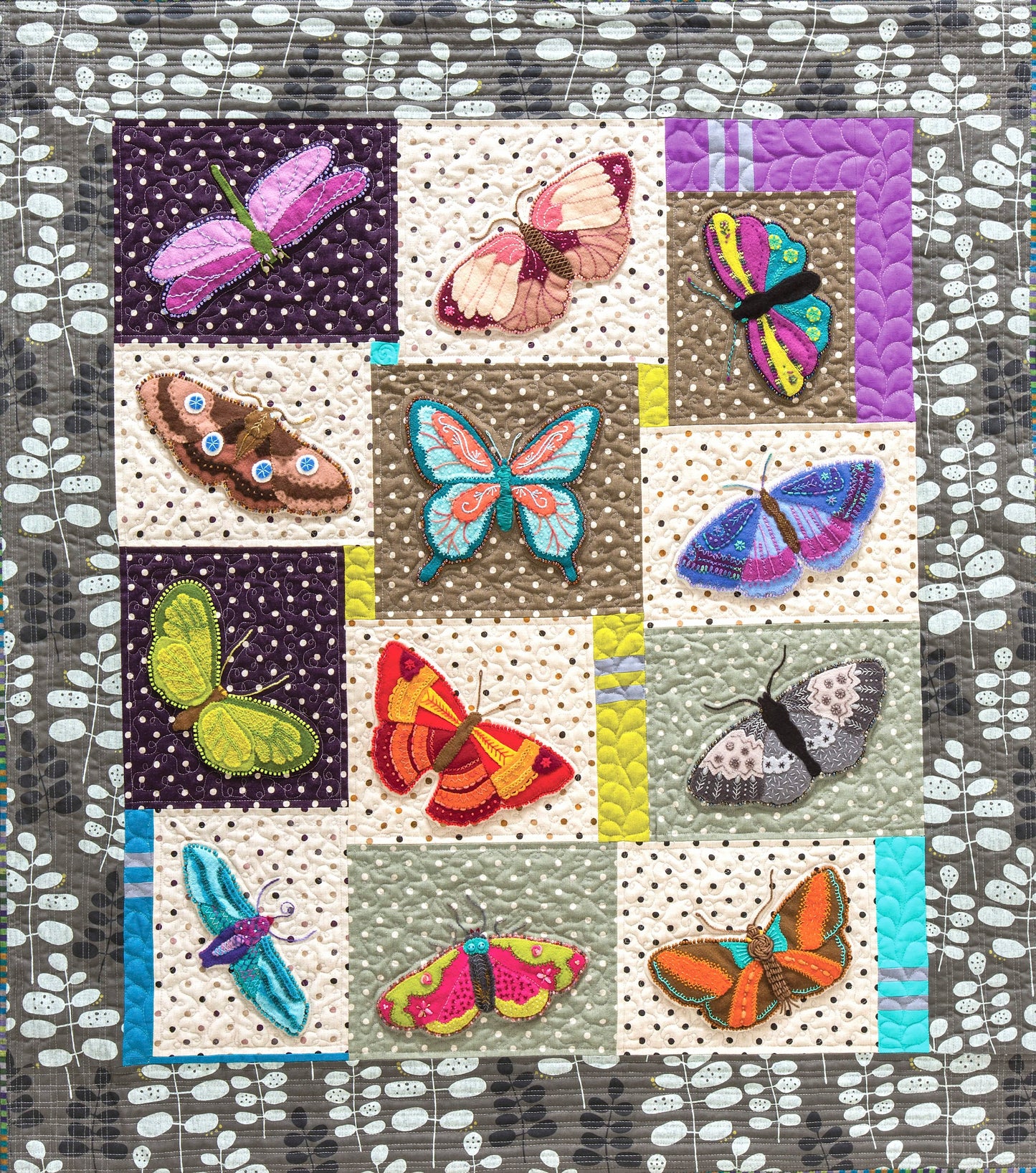 Let's Fly: Wool Appliqué with Embroidery Embellishments with Stitch Library