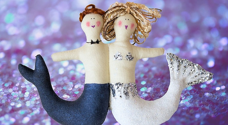 Celebratory Mermaids: Cake Toppers and Ornaments