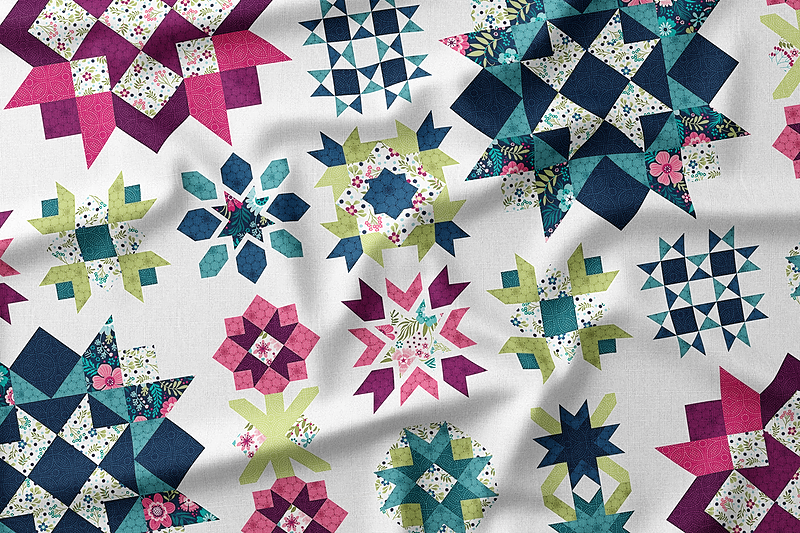 Secret Garden Sampler: A Block of the Month Quilt