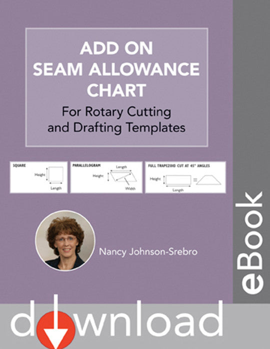 Add On Seam Allowance Chart Download Digital Download