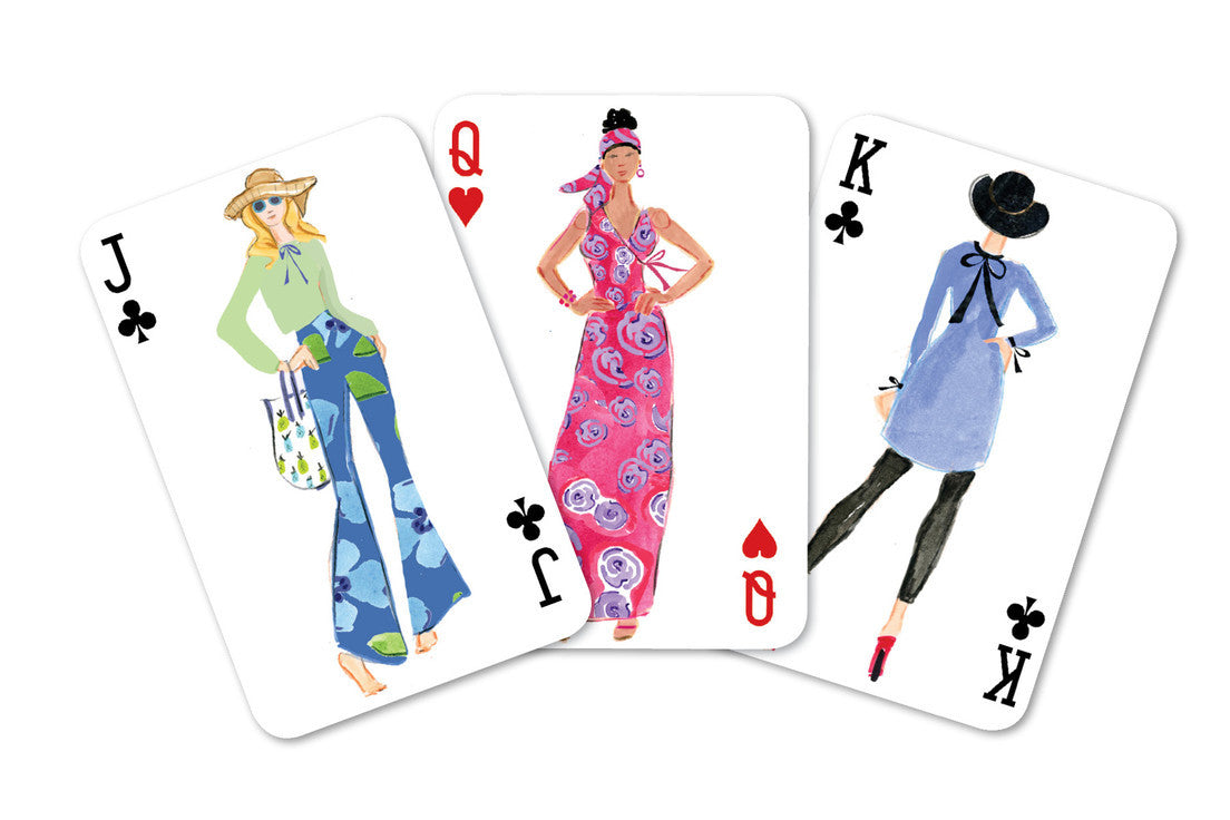 Classic Fashion Illustration Playing Cards
