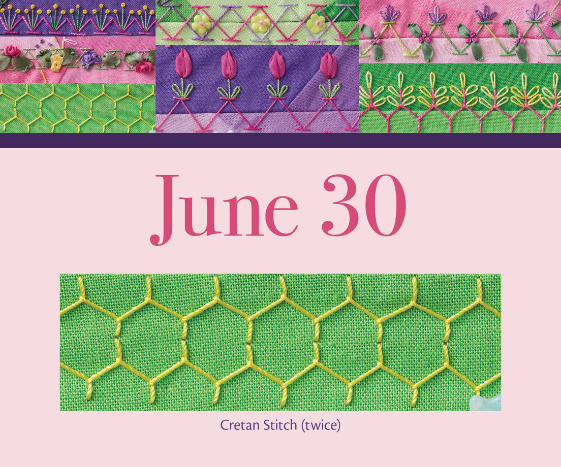 Embroidery Combinations Perpetual Calendar