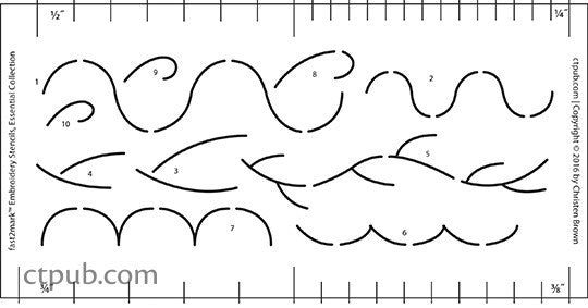 Embroidery Stencils Essential Collection