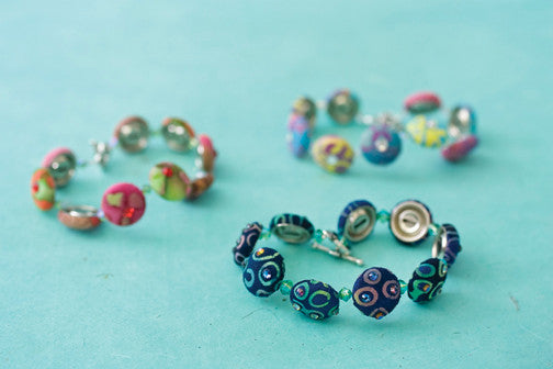 Fast, Fun & Easy Fabric Cover-Button Jewelry Digital Download
