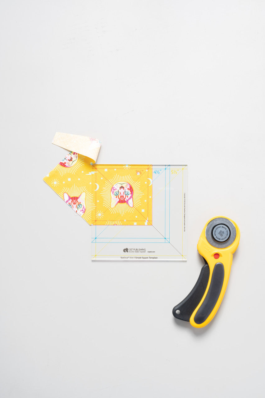 fast2cut 3-in-1 Simple Square Template