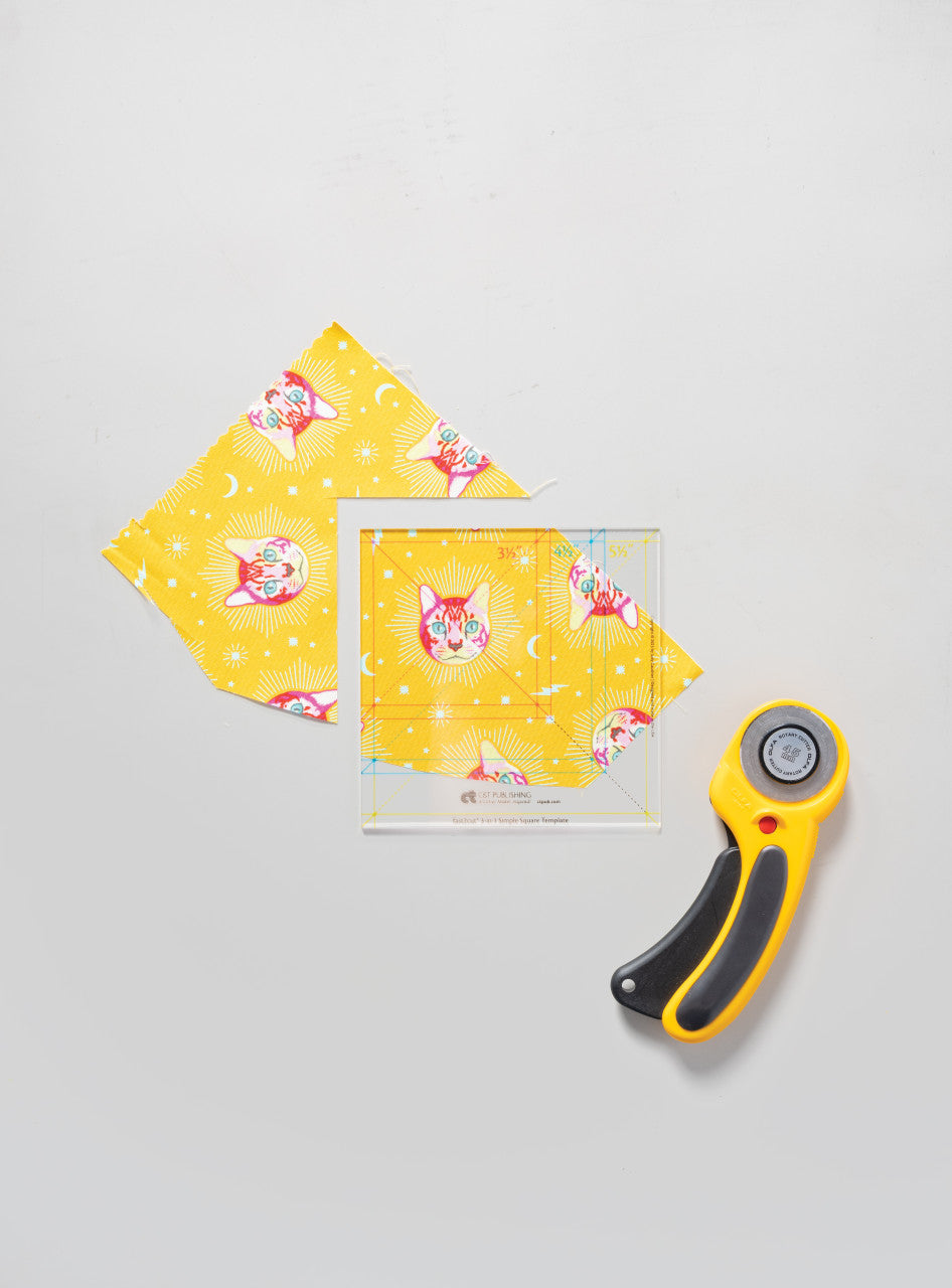 fast2cut 3-in-1 Simple Square Template