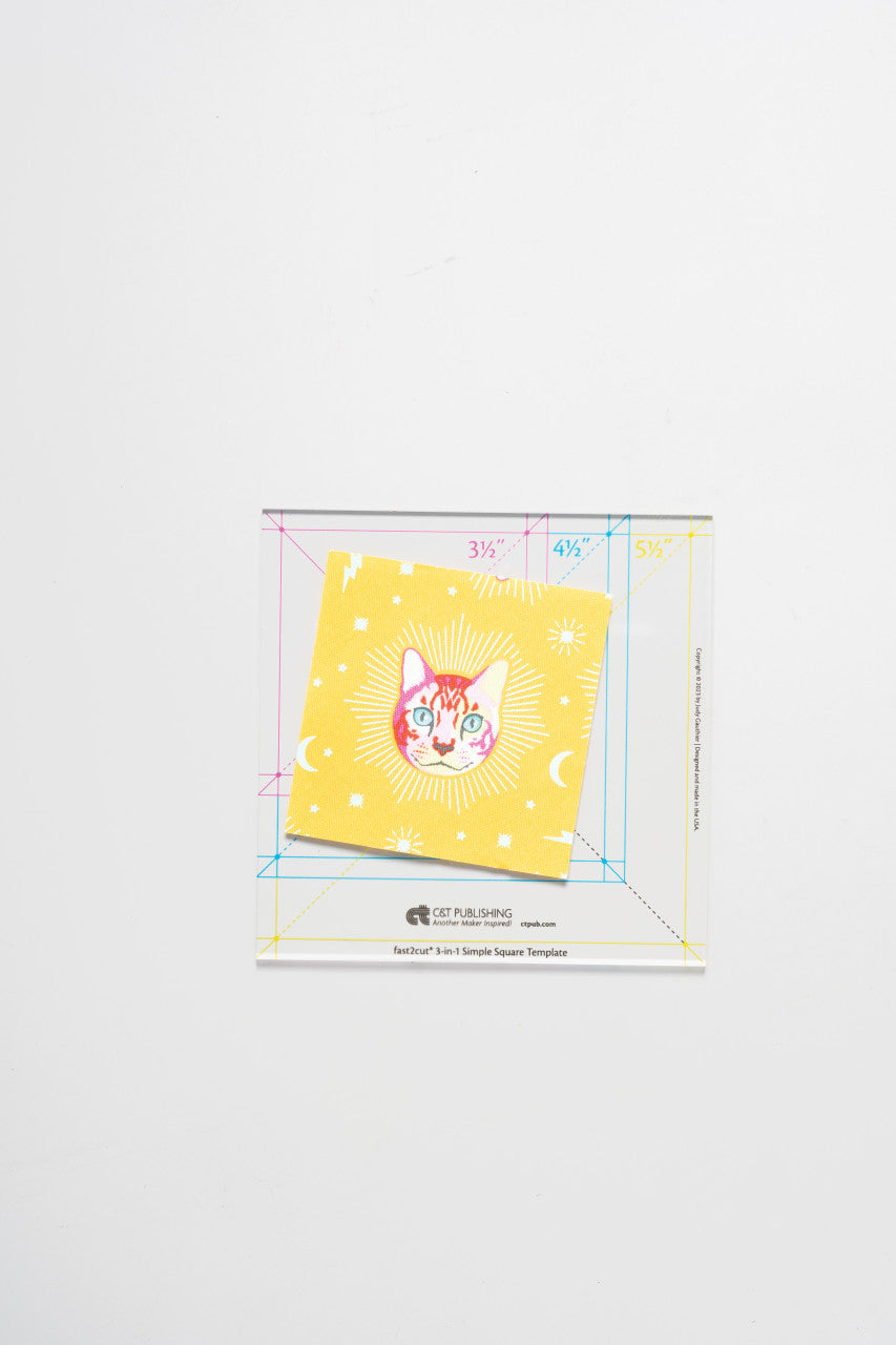 fast2cut 3-in-1 Simple Square Template