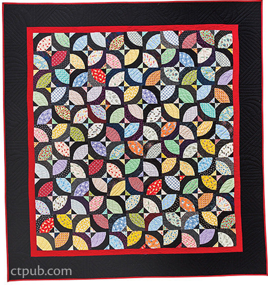 Free Pattern Download for the Bowties Quilt from A New Spin on Drunkard's Path