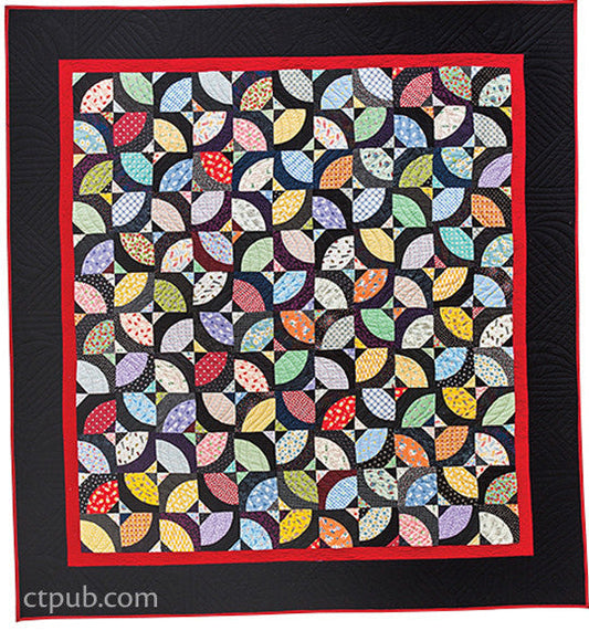 Free Pattern Download for the Bowties Quilt from A New Spin on Drunkard's Path