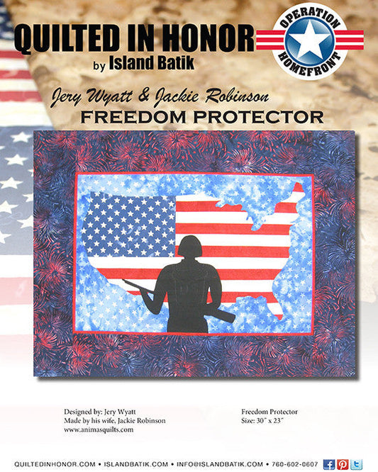 Jackie Robinson & Jery Wyatt's Freedom Protector Quilted in Honor Benefit Digital Download