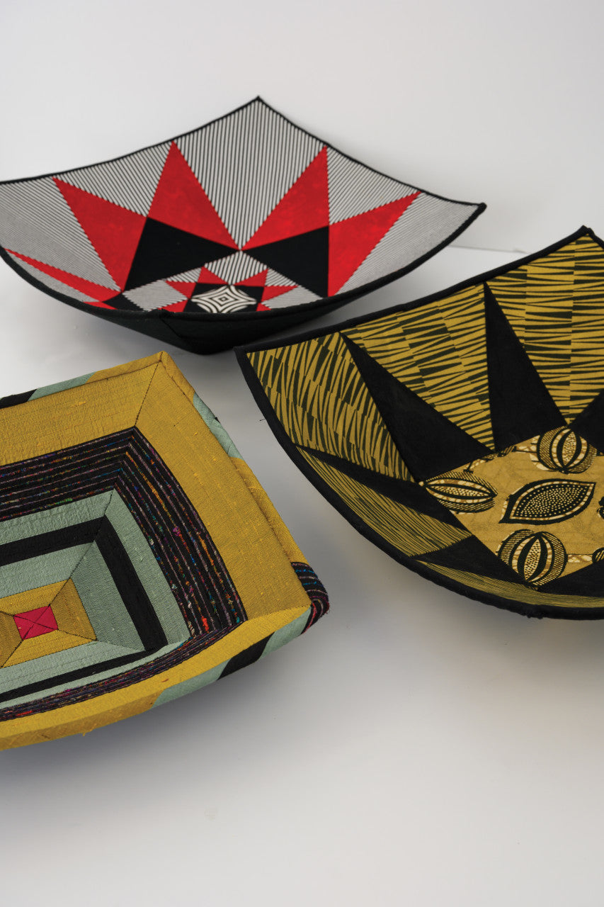 Modern Fabric Art Bowls