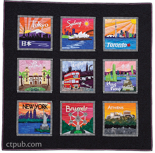 Quilt Blocks Around the World Digital Download